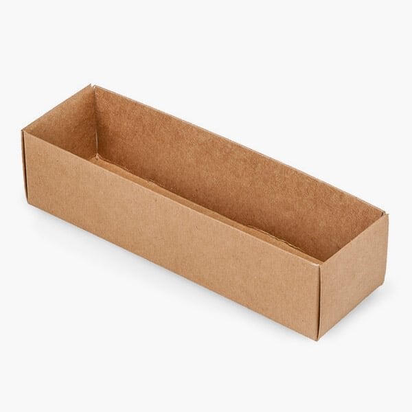 Nashville Wraps Kraft Macaron and Cookie Box Base, 8.25x2.5x2, 100PK MCBSKR - main