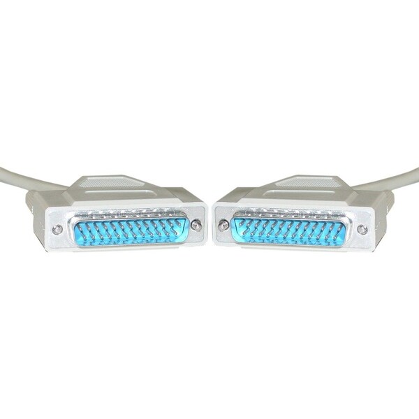 Cable Wholesale Bidirectional Printer Cable, DB25 Male, 18 Twisted Pairs, A/A Type, 6 foot 10E2-05106 - main