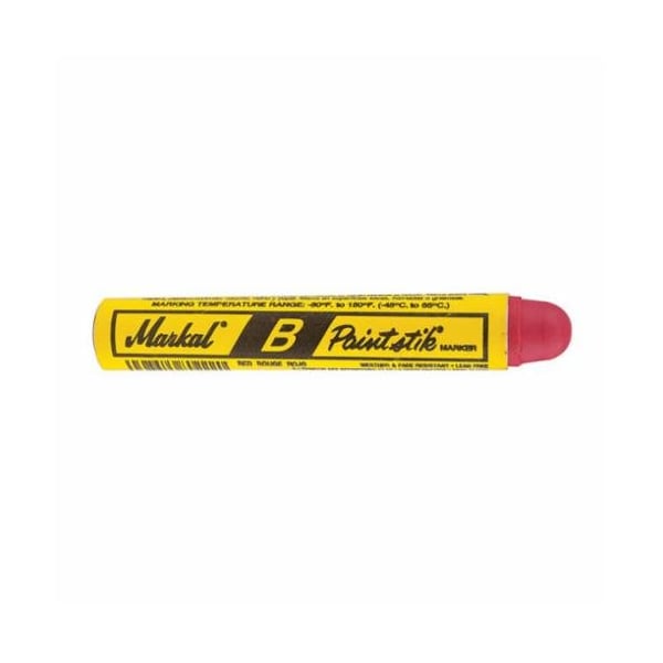 Markal B PAINTSTIK SOLID PAINT CRAYON, 11/16 IN ROUND TIP, RED 080222 - main
