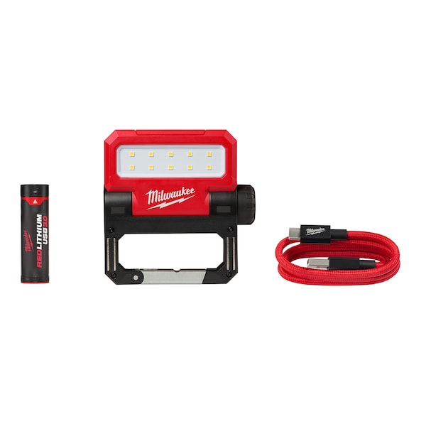 MILWAUKEE USB Rechargeable ROVER Pivoting Flood Light (2114-21) | Zoro