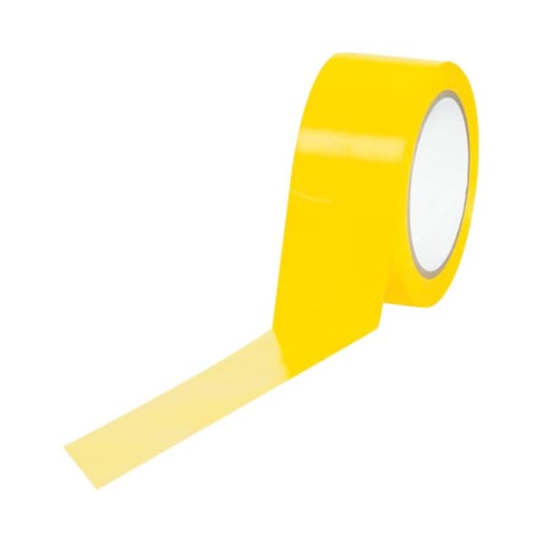 Partners Brand Caution/Physical Hazard Tape Vinyl Yellow, 2" W x 36 yd. L, 6 mil Thick T9236Y - main