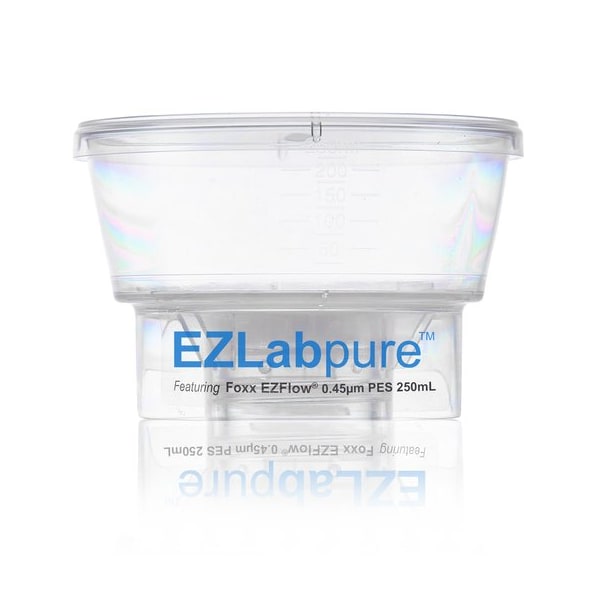 Foxx Life Sciences PUREGRIP Reusable Clear Glass Carboy with 83B VersCap and Extra Large Marking Spot, 5 L (5,000 mL) 1551033-FLS - main