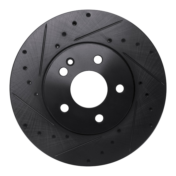 Dynamic Friction Co DFC Brake Rotor - Drilled and Slotted - Black 633-63158L - main