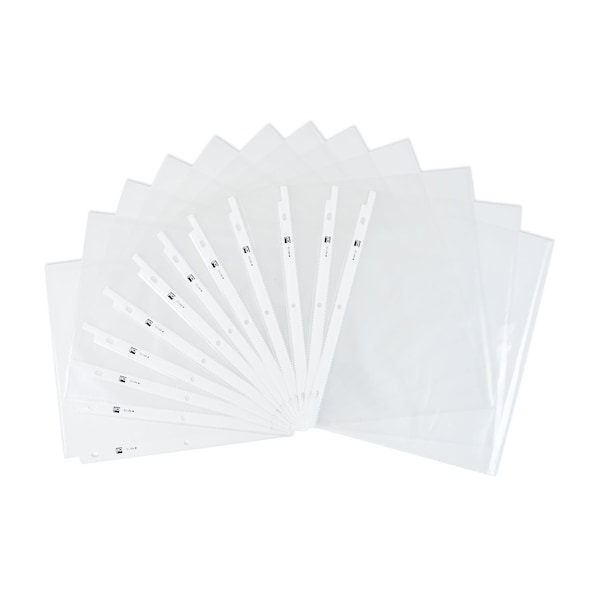 Charles Leonard Economy Weight Reduced Glare Sheet Protectors, 8.5 x 11 in., Clear, 100PK 48181 - main