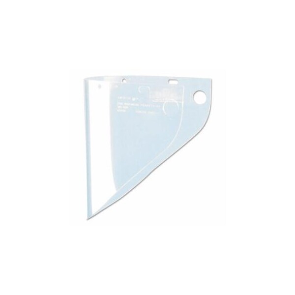 Honeywell Fibre-Metal High Performance Faceshield Window, Uncoated, Clear, Extended View, 19 in L x 9-3/4 in H, 50PK 280-4199CLBP - main