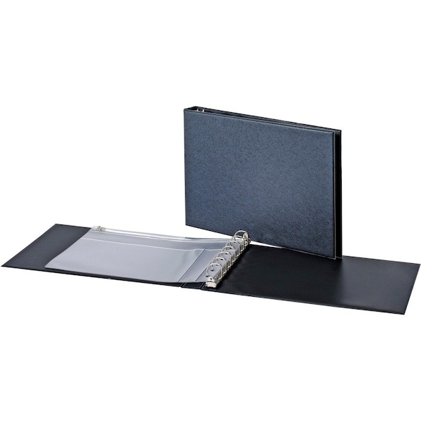 Cardinal 7 Ring Standard Business Check Binder, Black CRD35000 - main