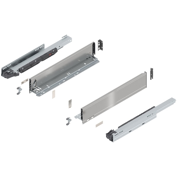 Blum 18in. M Height Legrabox Stainless Drawer Set, 125 Lbs Weight Rating 770M45S0I - main