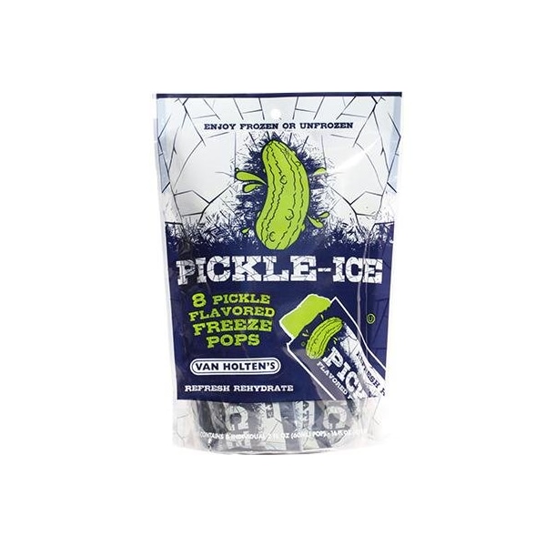 Pickle-Ice Freeze Pop, Pickle Flavored, Electrolyte Enhanced, 8 x 6PKs, 8PK 75068-8 - main