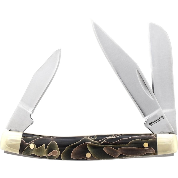 Caracteristicas Atractivas 2019 3.31 in. Schrade Old Timer Middleman 7CR17MoV Steel Blade CA1840900 - main