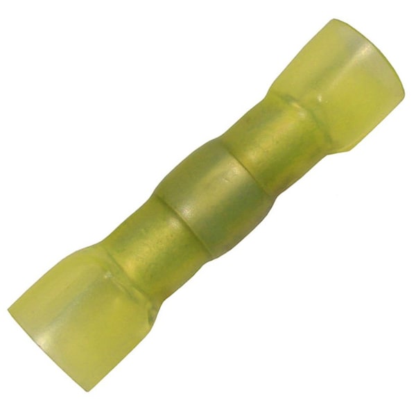 Pico Wiring Accessories Pico Crimp Solder Heat Shrink Butt Connector, 12-10 AWG Yellow, 5PK 2274PT - main