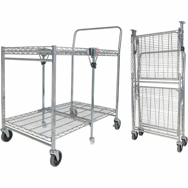 Bostitch Large Stowaway Folding Utility Cart, Chrome BSAC-LGCR - main