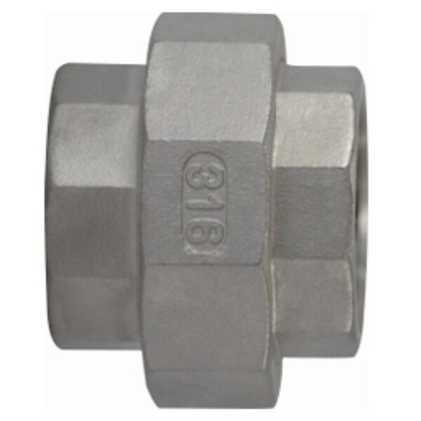 Anderson Metals Midland Industries 62605 Pipe Union, 1 in, Stainless Steel, 300 psi Pressure 62605BAG - main