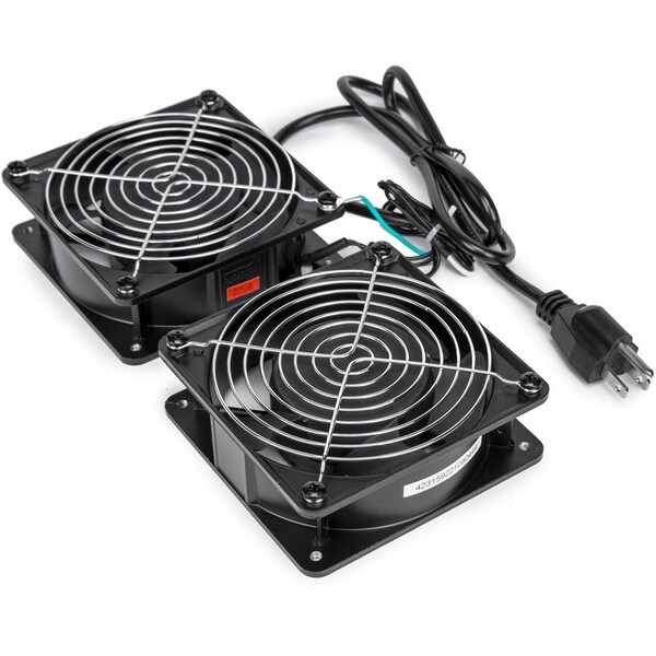 Rocstor FAN SET FOR SOLIDRACK-2 PACK FAN AIRFLOW FOR 6U 9U 12U RACKS Y10E014-B1 - main