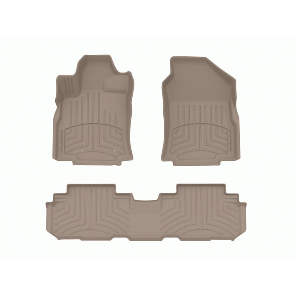 Weathertech Tan, Front and Rear FloorLiner HP 451475-1-2IM - main