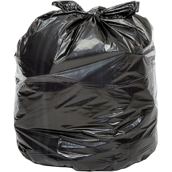 Global Industrial Heavy Duty Trash Bags, 40-45 Gal, 1.2 Mil, Black, 100PK 732344 - main