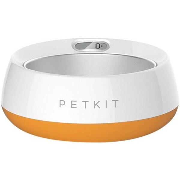 Petkit Fresh Metal Large Machine Washable Smart Digital Feeding Pet Bowl- One Size - Orange SAB2OR - main
