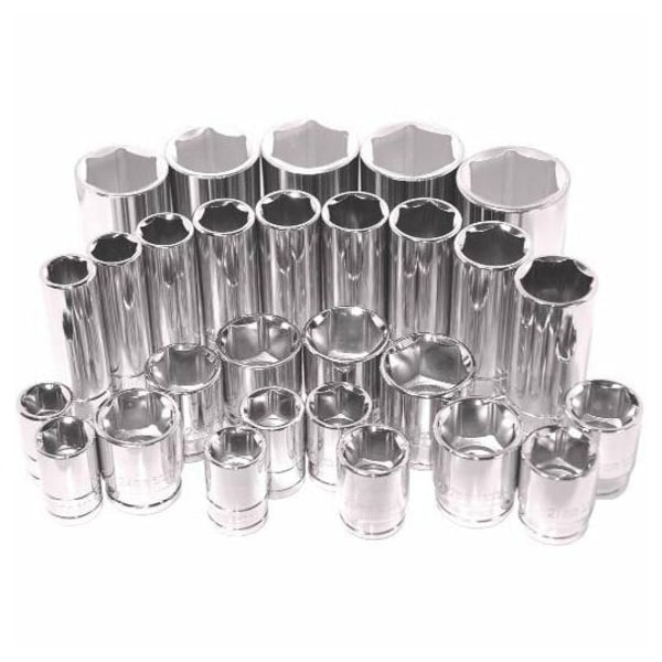 K-Tool International 1/2 in Drive, 20mm Metric Socket, 6 Points, 1/2 in. Dr, 20mm Hex KTI-28120 - main