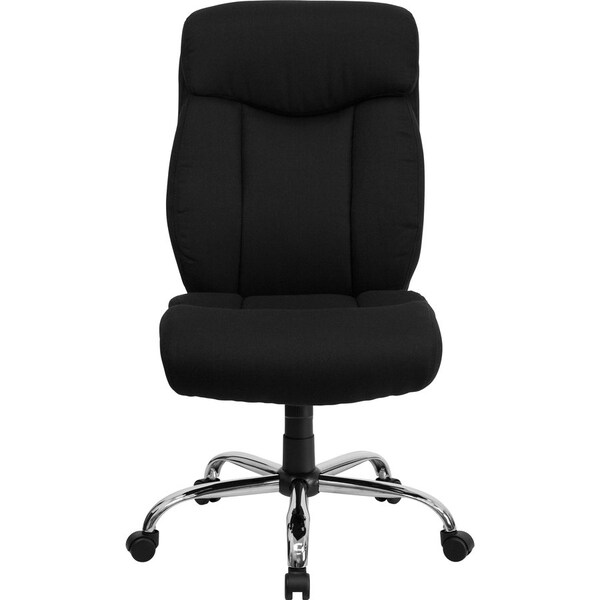Flash Furniture Executive Chair, Black Seat, Fabric Back GO-1235-BK-FAB-GG - main