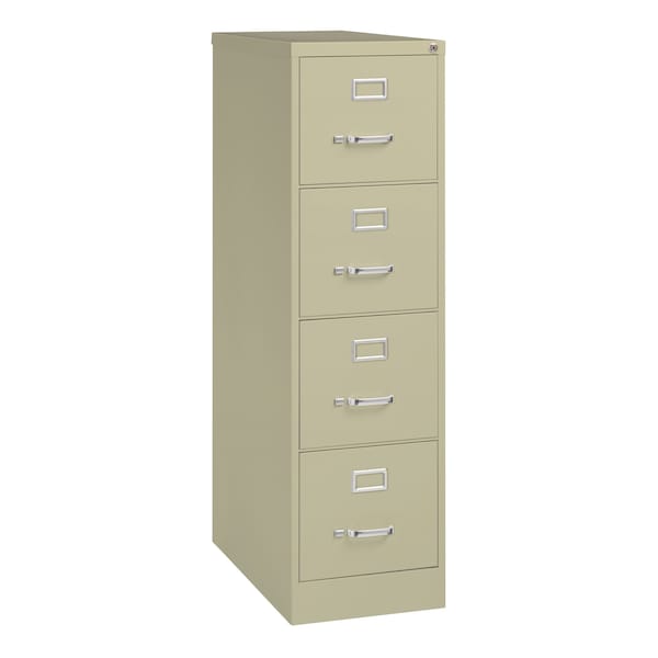 Hirsh 15" W 4 Drawer Vertical File Cabinet, Putty, Letter 16698 - main