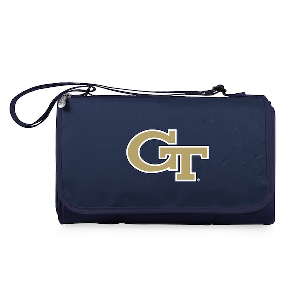 Picnic Time Family Of Brands NCAA Georgia Tech Yellow Jackets Blanket Tote Outdoor Picnic Blanket - Beach Blanket 820-00-138-194-0 - main