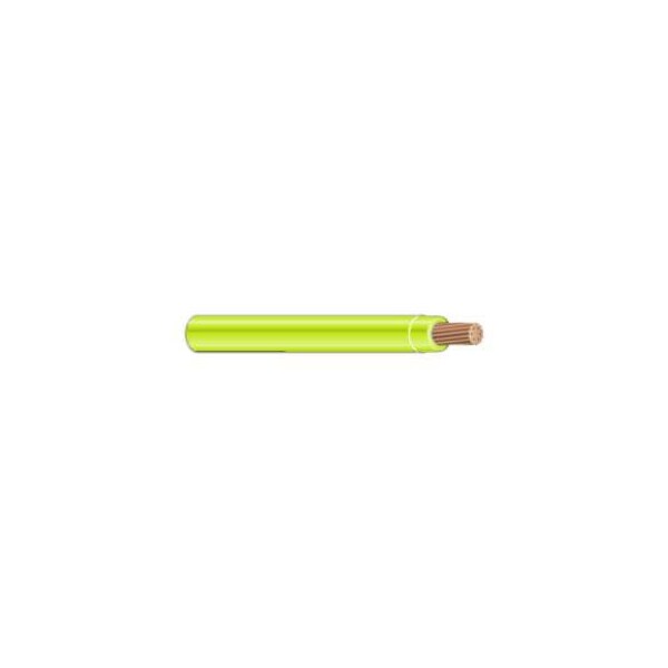Unified Wire & Cable THHN Building Wire, Copper, 14 AWG, 1C, Green; Yellow, Stranded, 1 ft 1419BTHHN1419BTHHN-54-2.5M - main