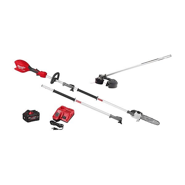 Milwaukee Tool M18 FUEL PoleSaw + QUIKLOK StringTrimmer 3016-21PS,49-16-2717 - main