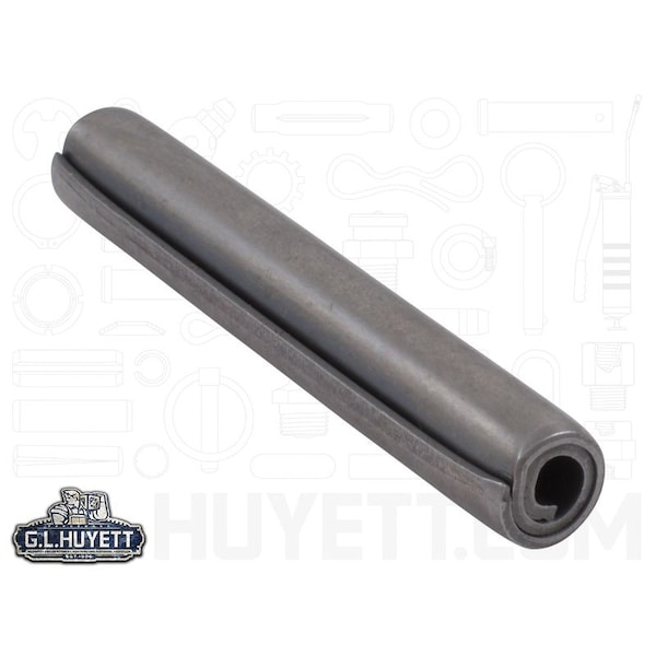 Huyett Coiled Spring Pin, Heavy Duty, 420 Stainless Steel, 0.375 in Dia x 2.500 in Length SPCSP-375-2500H - main