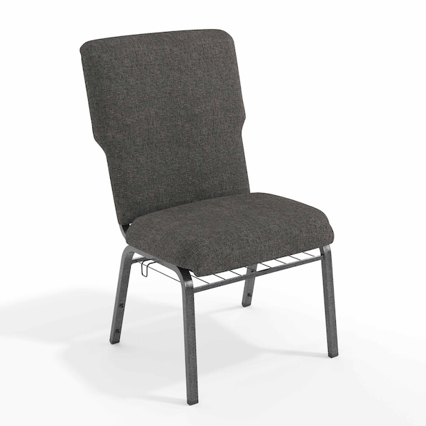 Flash Furniture Advantage Charcoal Gray Discount Church Chair, 21" Wide EPCHT-111 - main