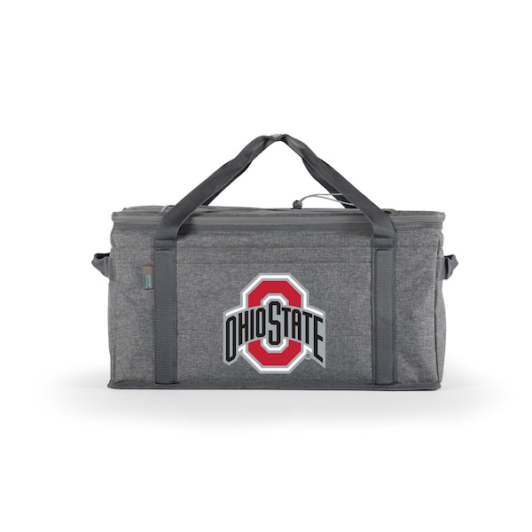 Picnic Time Family Of Brands NCAA Ohio State Buckeyes 64 Can Collapsible Cooler, Large Insulated Soft Cooler Bag 716-00-105-444-0 - main