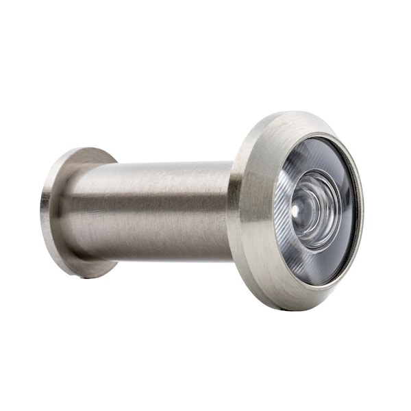 Geo 180 Degree Door Viewer for 9/16" Hole for 1-3/8" to 2-1/4" Door Satin Nickel Finish GBH-DV180-SN - main