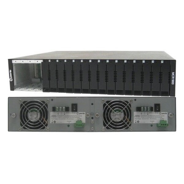 Perle Systems MCR1900-DDC 19SLOT 2U DUAL PERP48V DC POWER SUPPLY 05059930 - main