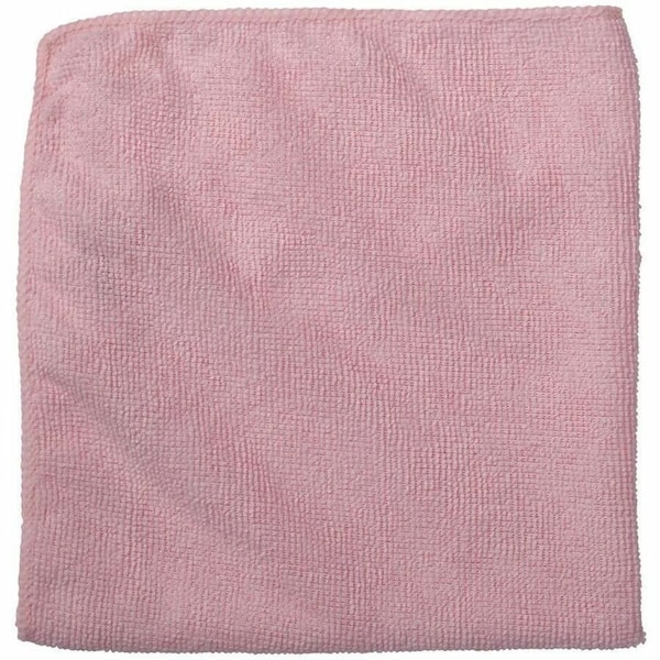 Rubbermaid Commercial Microfiber Cloth Wipe 16" x 16", Red, 24PK 1820581 - main