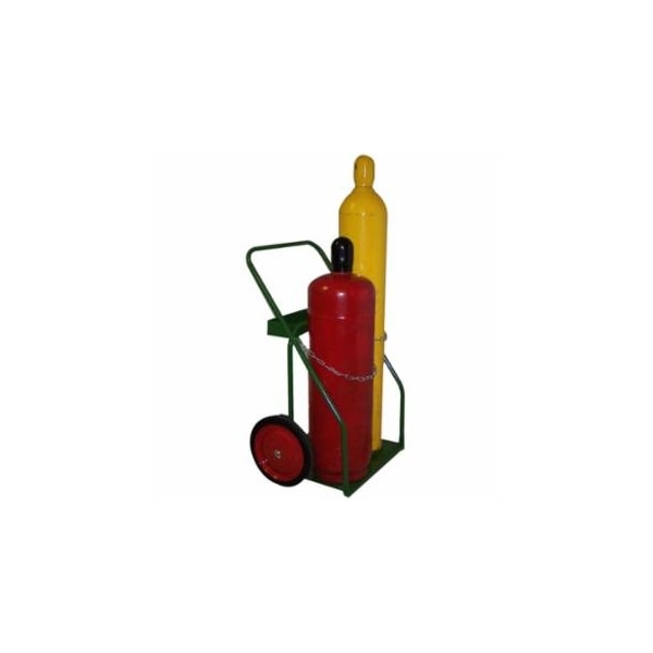 Saf-T-Cart 800 Series Cart, 2 Cylinders, 9-1/2 in and 12-1/2 in dia Cylinders, 14 in Semi-Pneumatic Wheels 339-870-14 - main