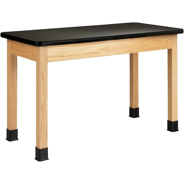 Diversified Spaces Rectangle Tbl, Plain Aprn, 48" W, 50" L, 36" H, HPL, black P710LBBK36N - main