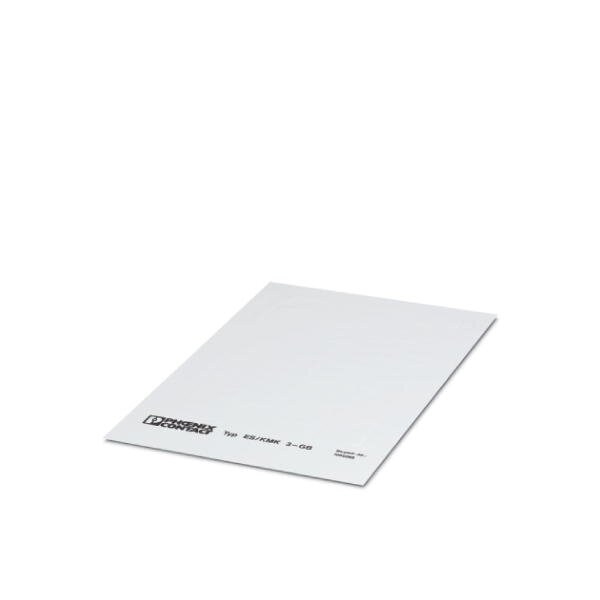 Phoenix Contact ES/KMK 3-GB Insert strip Sheet white 1005088 - main