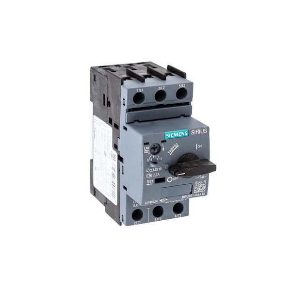 Siemens CIRCUIT-BREAKER SZ S00 FOR MOTOR PROTECTION 3RV2011-0AA10 - main