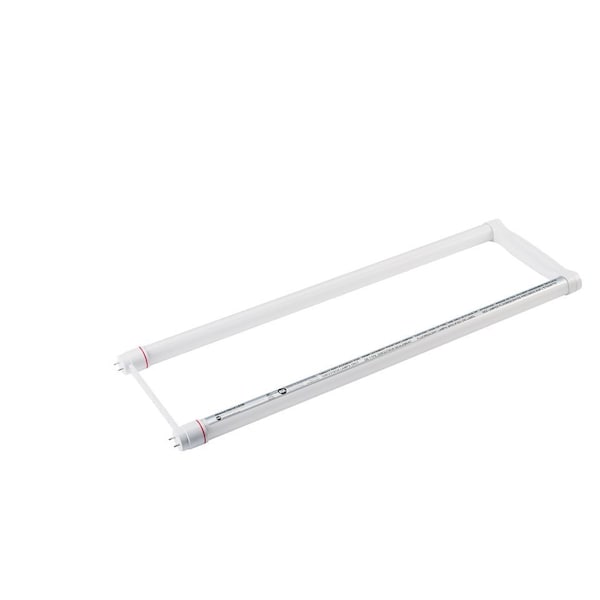 Keystone 15W LED T8 Tube, Shatter-Proof Coated Glass, Ballast Compatible, 6" U-Bend, 4000K, 12 pcs Carton, Ca KT-LED15T8-U6GC-840-S-CP - main
