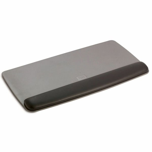 3M Gel Wristrest Platform for Keyboard, Black MMMWR420LE - main