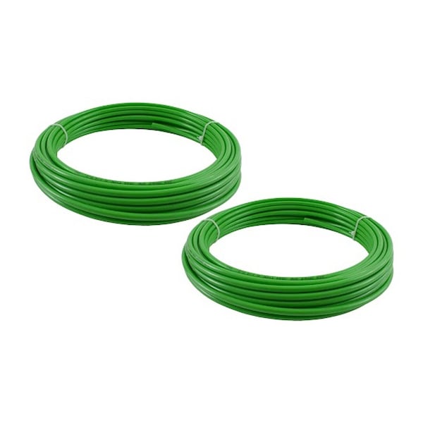 Mytee Products Air Line 3/8 in OD x 100 ft Green SAE J844 Nylon Air Brake Tubing DOT Approved, 2PK MP-ABT-1926-04-T100x2 - main