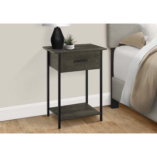 Monarch Specialties Rectangle 2 Tier Accent Table, 24 in W, 18 in L, 11.75 in H I 3815 - main