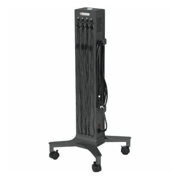 Bretford CUBE TOWER, 8X USBC PREWIRE, BLACK PUMICE CTWR800USBC-BP - main
