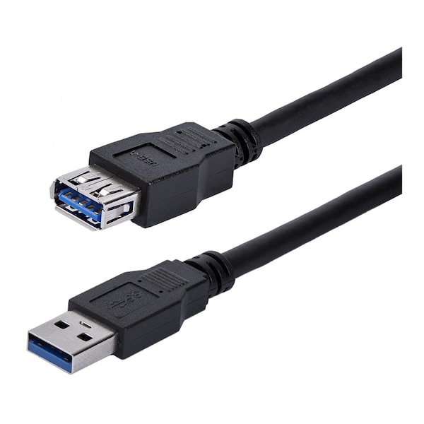 Startech.Com 1M BLACK USB 3.0 EXTENSION CABLE M/F USB3SEXT1MBK - main