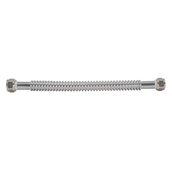 Brasscraft ProCoat 3/4 in. FIP X 3/4 in. D FIP 24 in. Stainless Steel Water Heater Supply Connector 437024 - main
