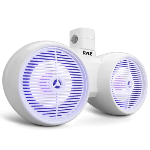 Pyle 8 in Marine Wakeboard Bluetooth Speaker PLMRWKBT82WT - main