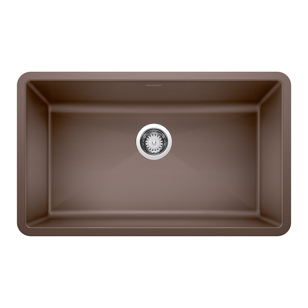 Blanco Precis Super Single Bowl, Cafe Brown 440147 - main