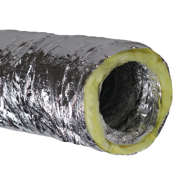 Rubber-Cal HVAC Insulated-Flex R-8, 4'' Duct 01-214-4 - main