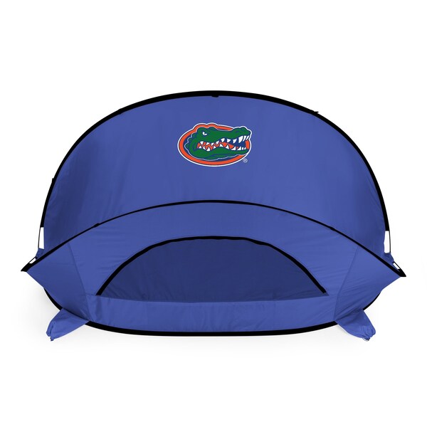 Picnic Time Family Of Brands NCAA Florida Gators Manta Portable Beach Tent - Pop Up Tent - Beach Sun Shelter Pop Up, Blue 113-00-139-164-0 - main