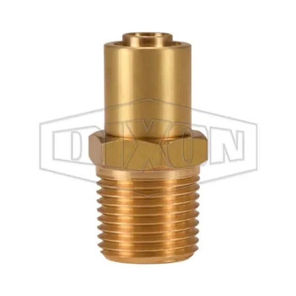 Dixon Crimp Collar, 3/8 in, Nominal Rigid Male, Brass, Domestic MPB-06-06 - main