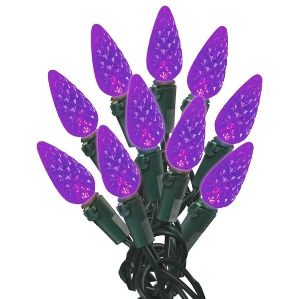 Hometown Holidays Light Set, Christmas, 120 V, 4.8 W, 60-Lamp, LED Lamp, Purple Lamp, 14.96 ft L U15E265H - main