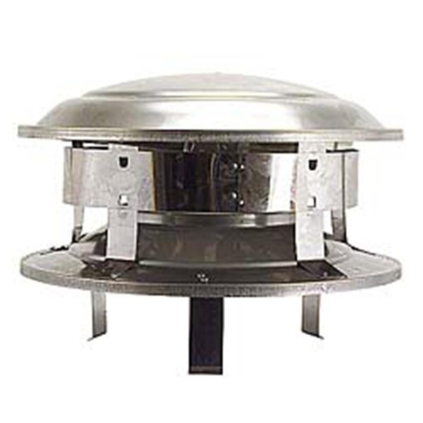 Wall-To-Wall 6in. Stainless Steel Round Top WA3545449 - main